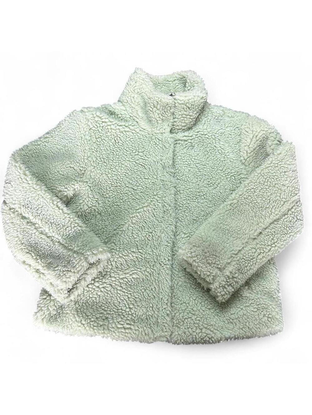Pacsun Light Green Sherpa Jacket, S